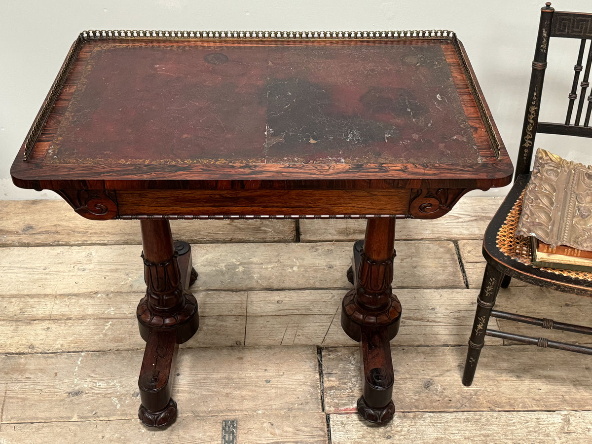 A Late Regency Rosewood Library Table