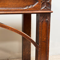 A Mid 19th Century Oak Console Table