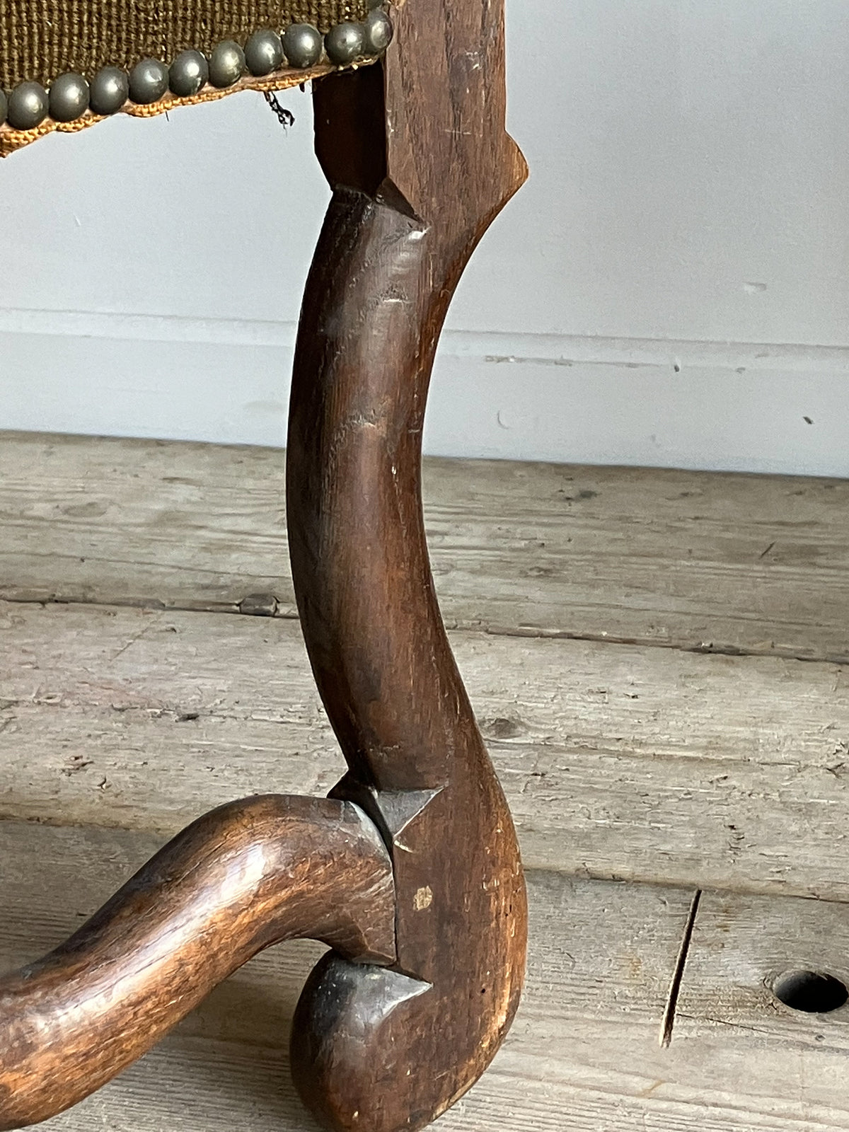 A Pair of 19th Century Os de Mouton Walnut Chairs