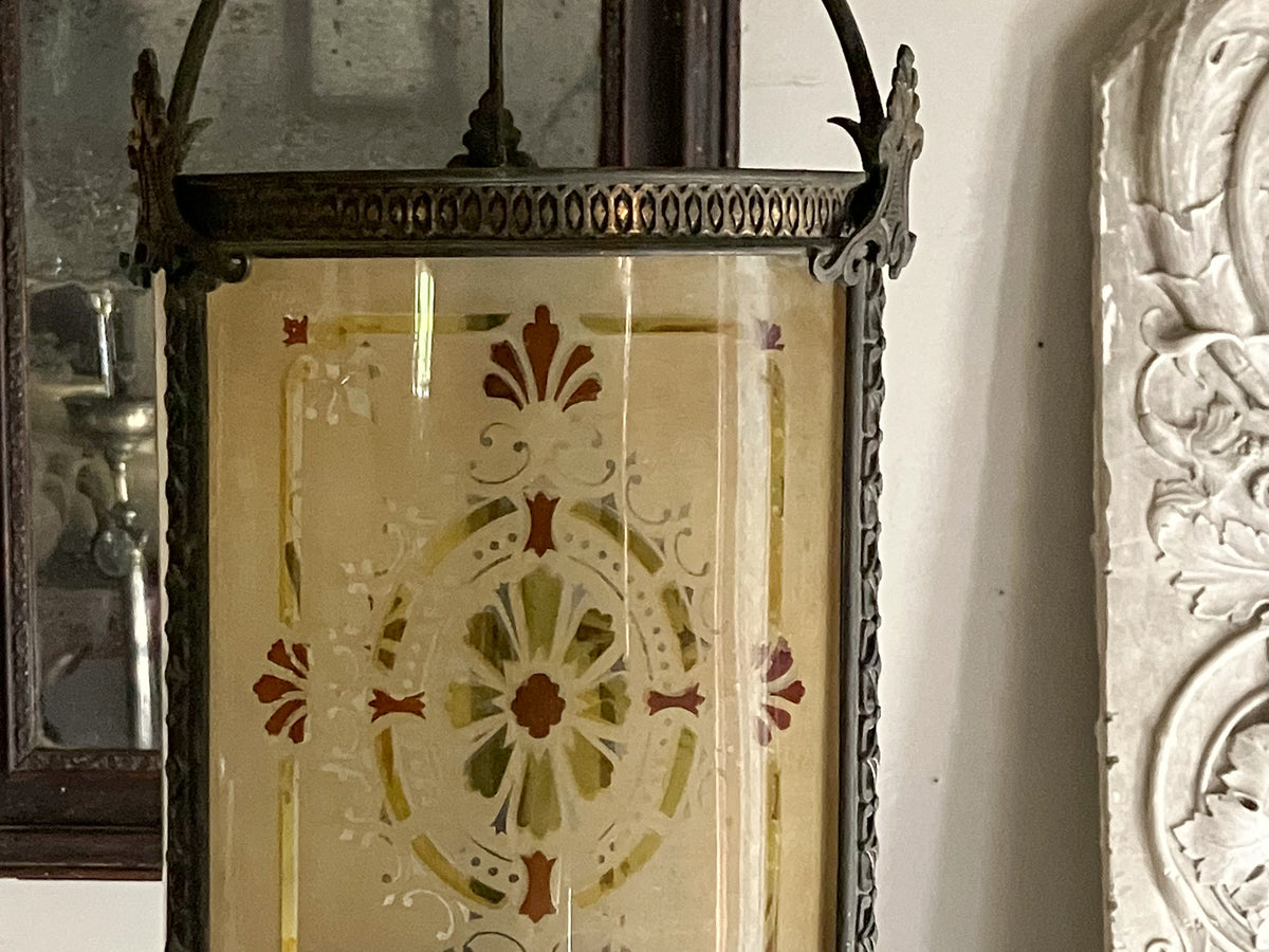 An Early 20th Century Glass Lantern