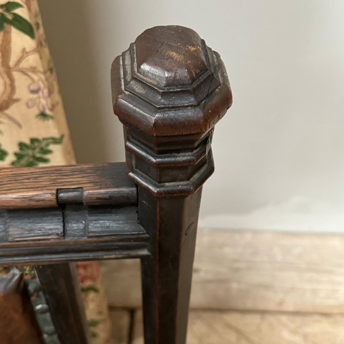 A Pair of 19th Century Oak Gothic Revival Side Chairs