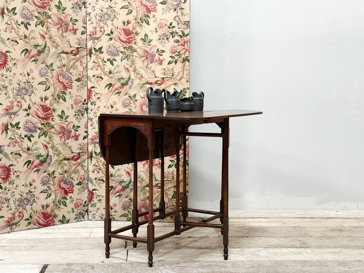 A George III Mahogany Pembroke Spider Leg Table