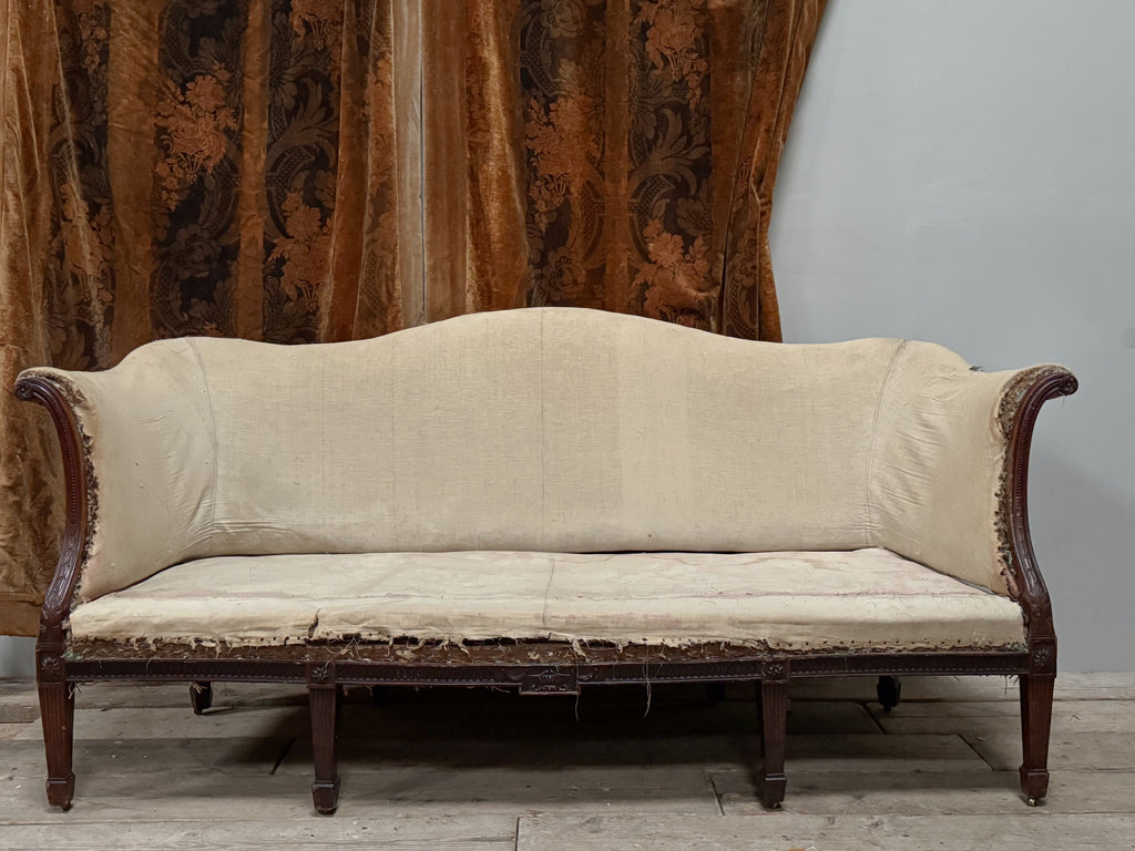 A 19th Century Hepplewhite Style Mahogany Sofa