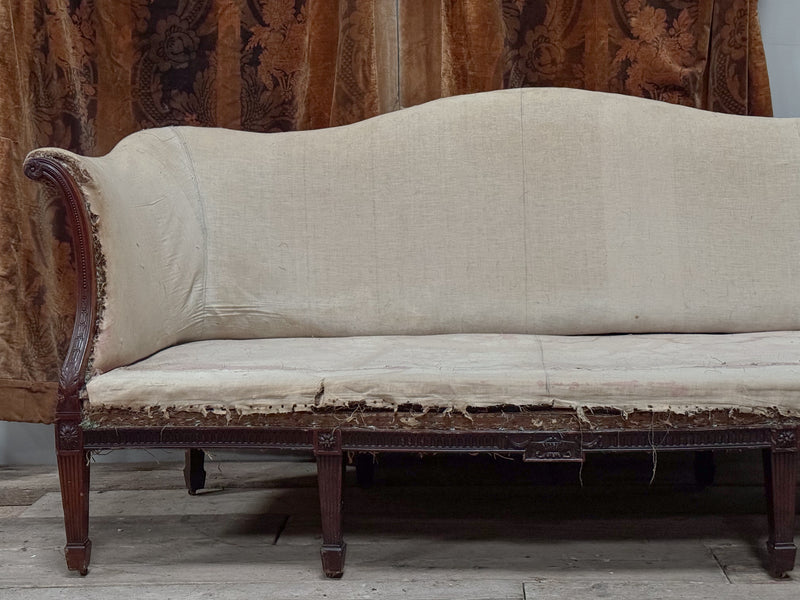 A 19th Century Hepplewhite Style Mahogany Sofa