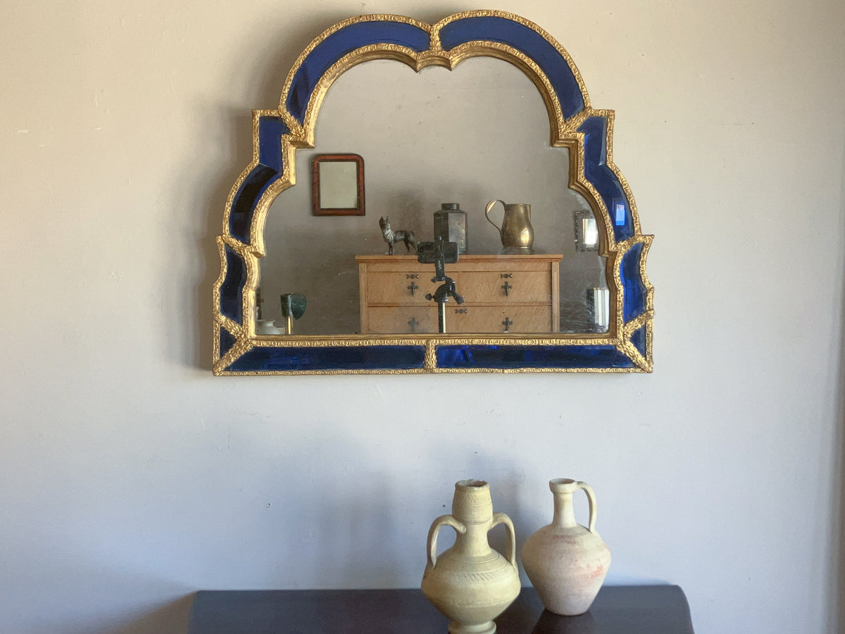 An 18th Century Queen Anne Style Overmantel Mirror