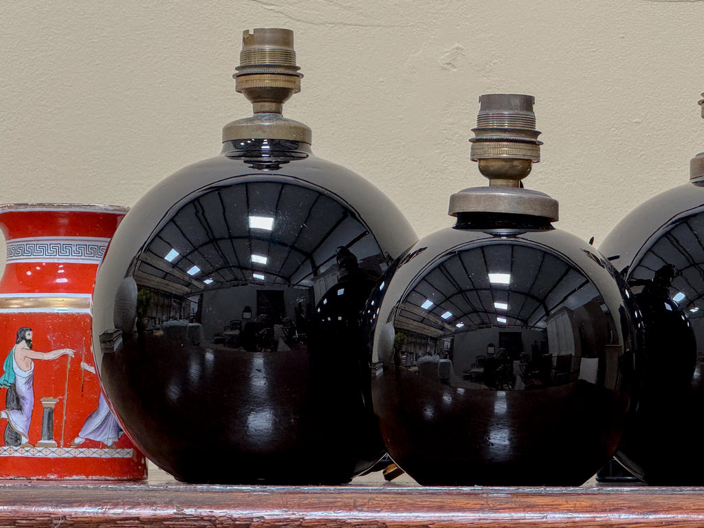 A Trio of Jacques Adnet Lamps