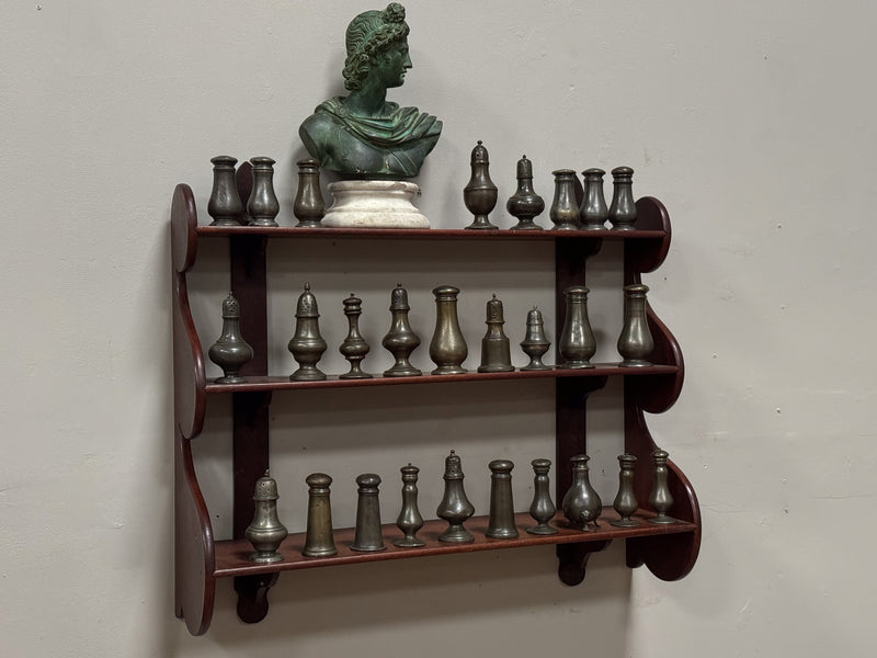 A Set of 19th Century Mahogany Wall Shelves