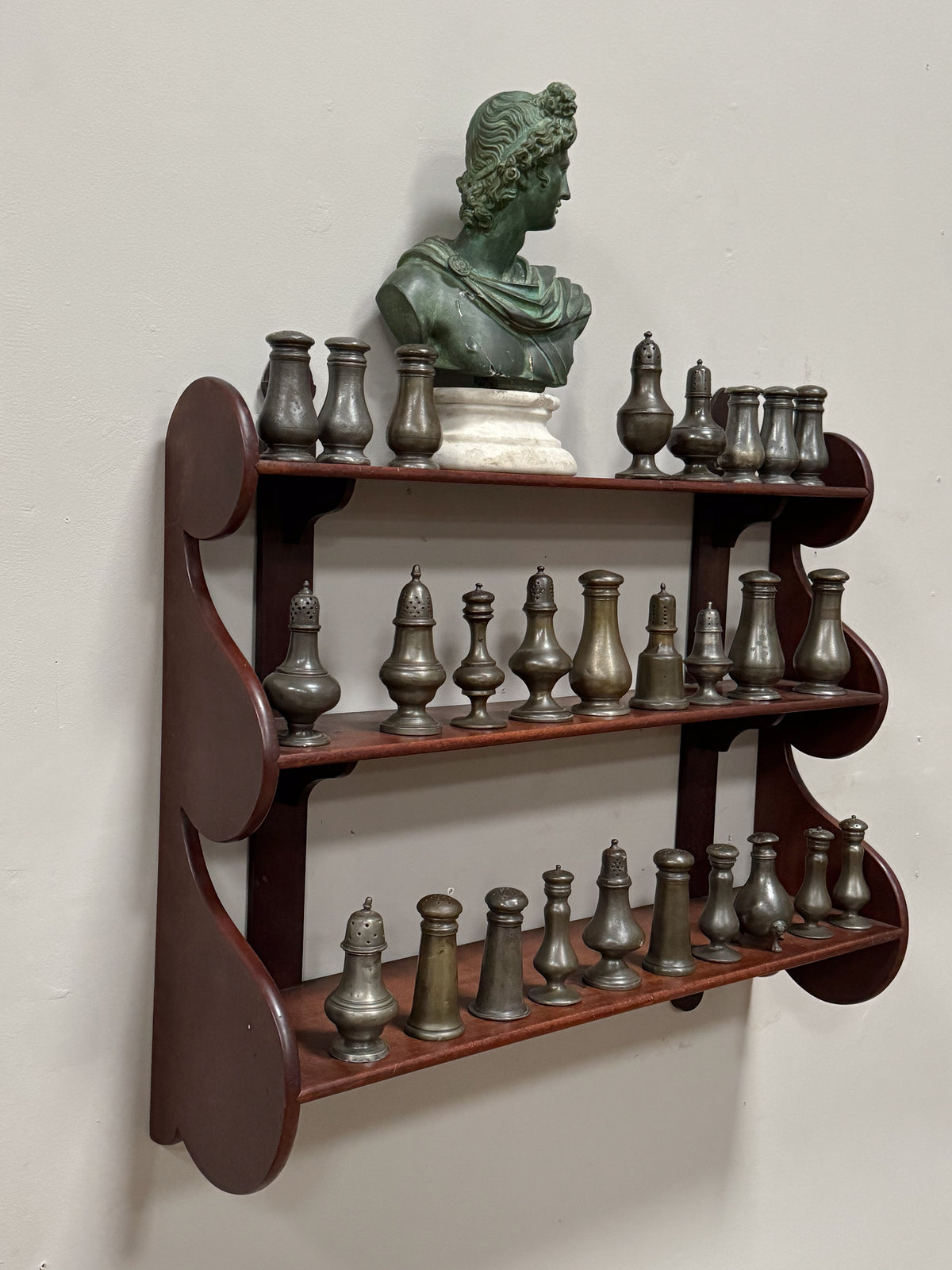 A Set of 19th Century Mahogany Wall Shelves