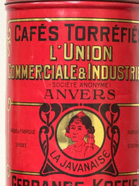 An Large Early 20th Century Coffee Canister