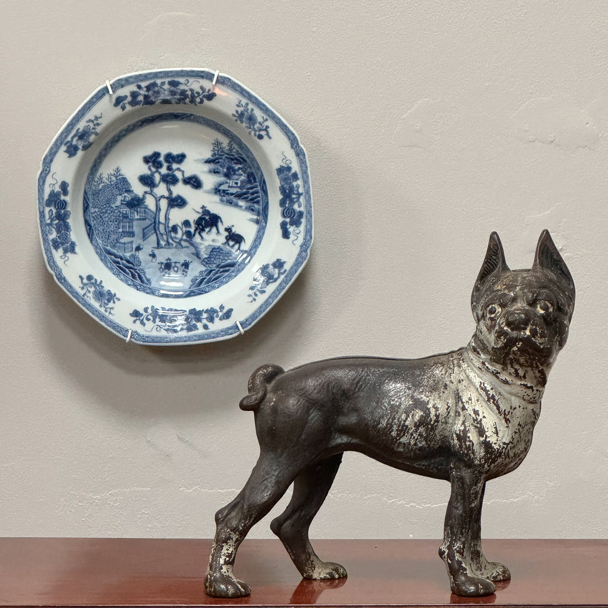 An Early 20th Century Hubley Cast Iron Boston Terrier