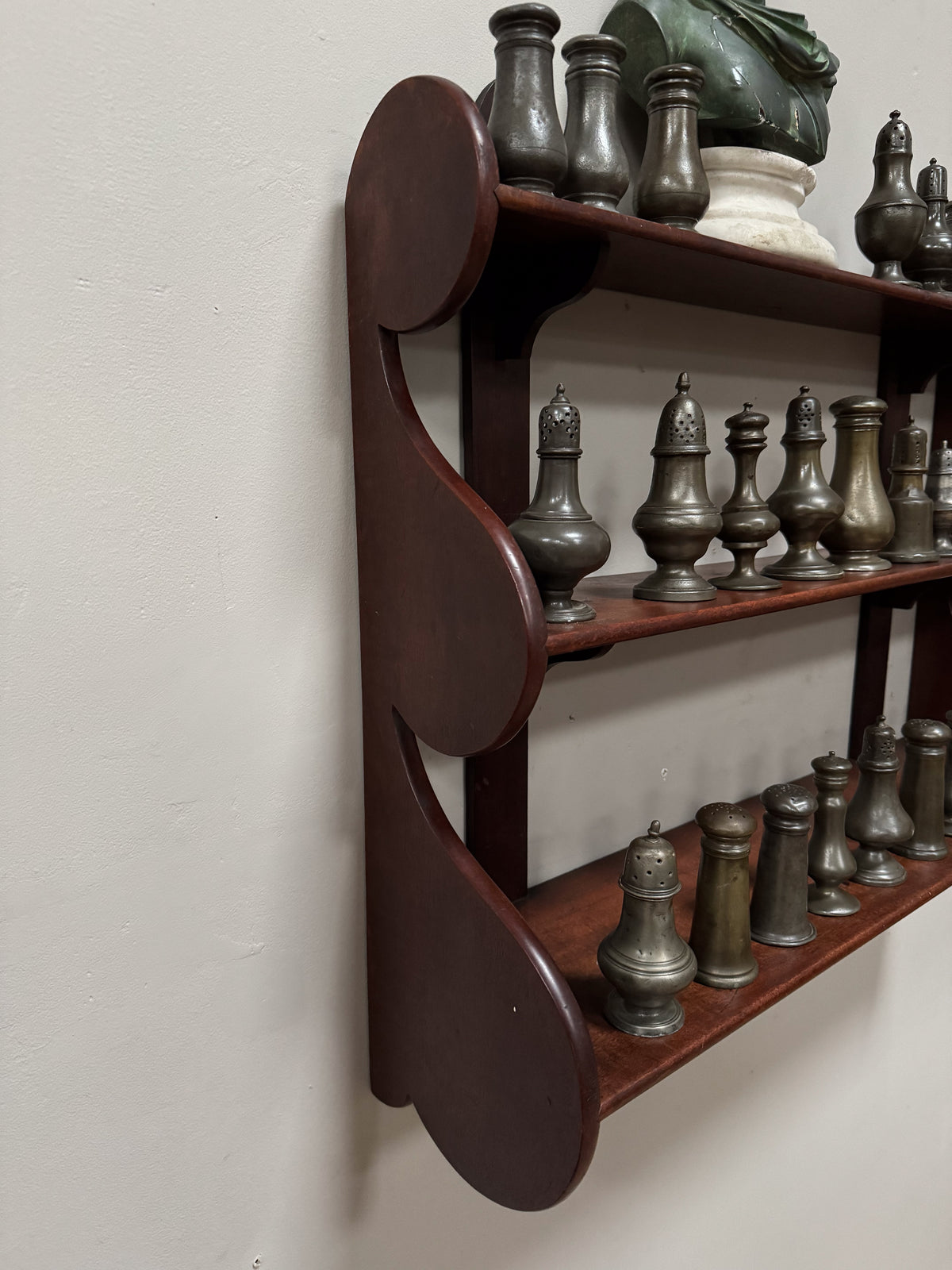 A Set of 19th Century Mahogany Wall Shelves