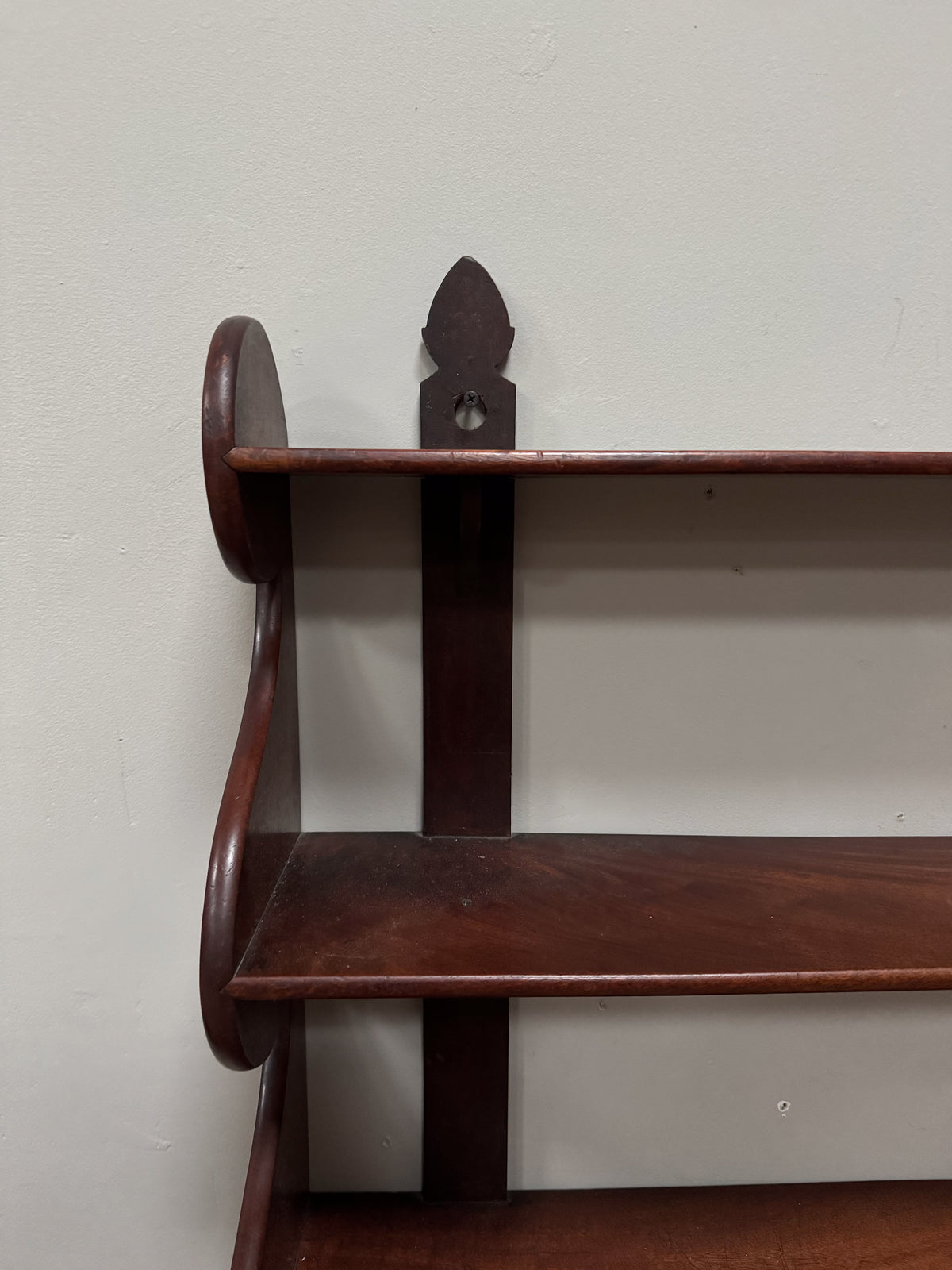 A Set of 19th Century Mahogany Wall Shelves