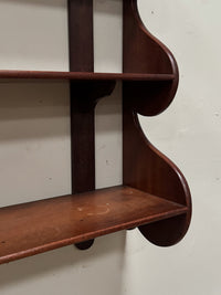 A Set of 19th Century Mahogany Wall Shelves