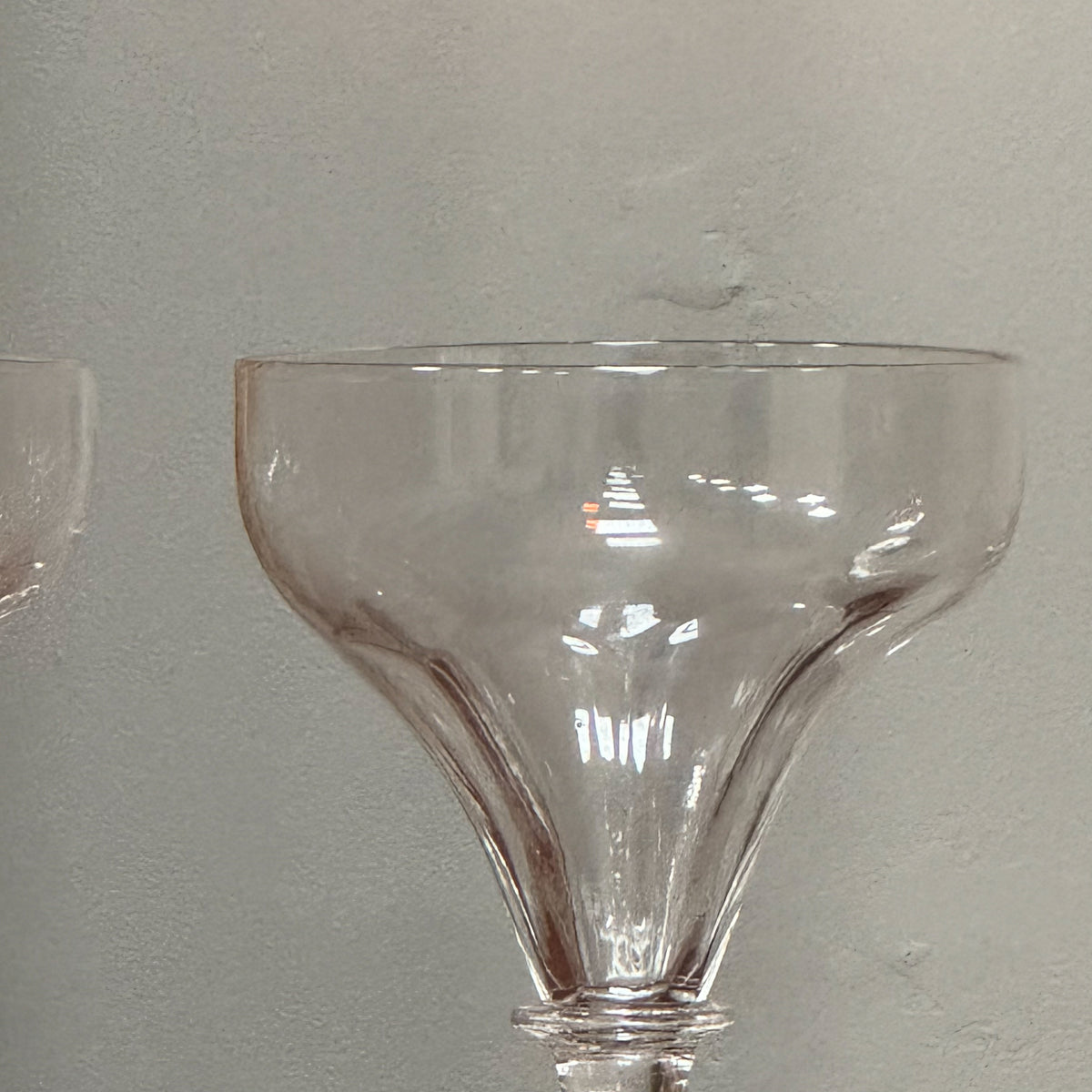 A Pair of 18th Century Glass Goblets