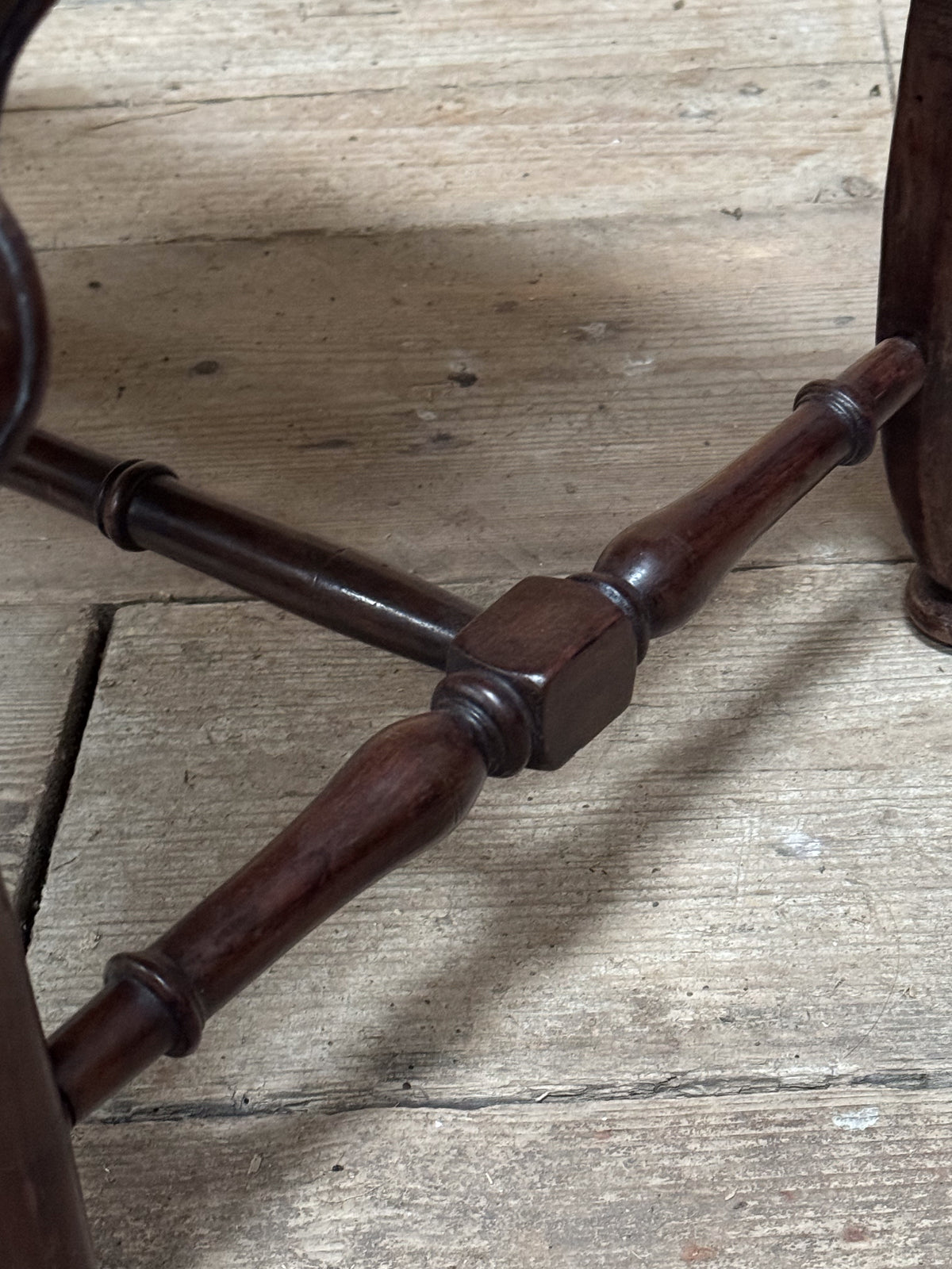 A Pair of 19th Century Queen Anne Style Walnut Stools