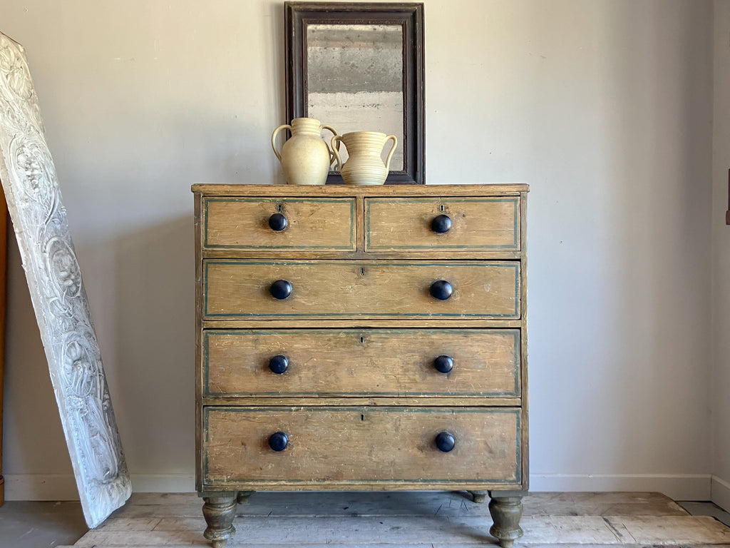A Mid 19th Century Painted Chest of Drawers