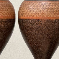 A Pair of Late 19th Century Moorish Vases