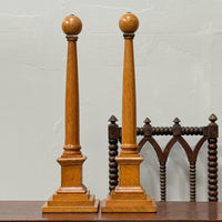 A Pair of Early 20th Century Masonic Obelisks