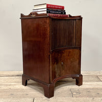 A George III Mahogany Commode Bedside Cabinet