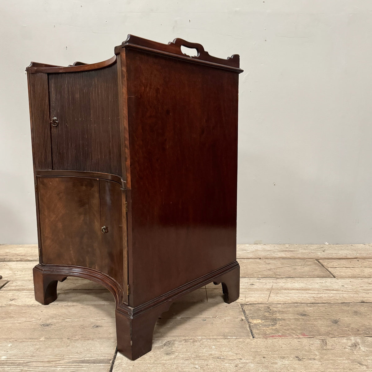 A George III Mahogany Commode Bedside Cabinet