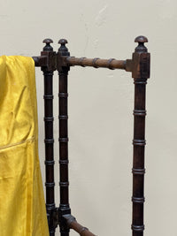 A 19th Century Faux Bamboo Folding Towel Rail