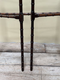 A 19th Century Faux Bamboo Folding Towel Rail