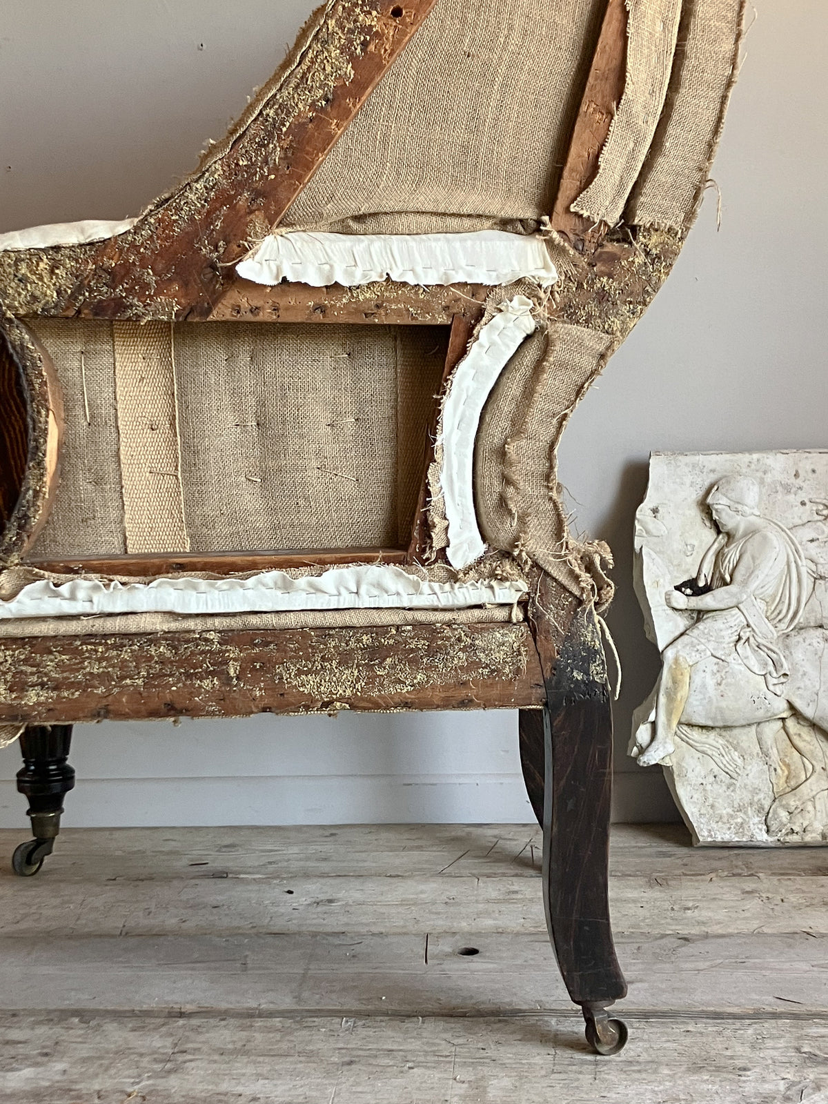 A William IV Simulated Rosewood Library Chair