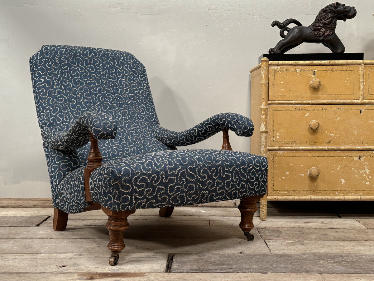 A Late 19th Century Open Armchair