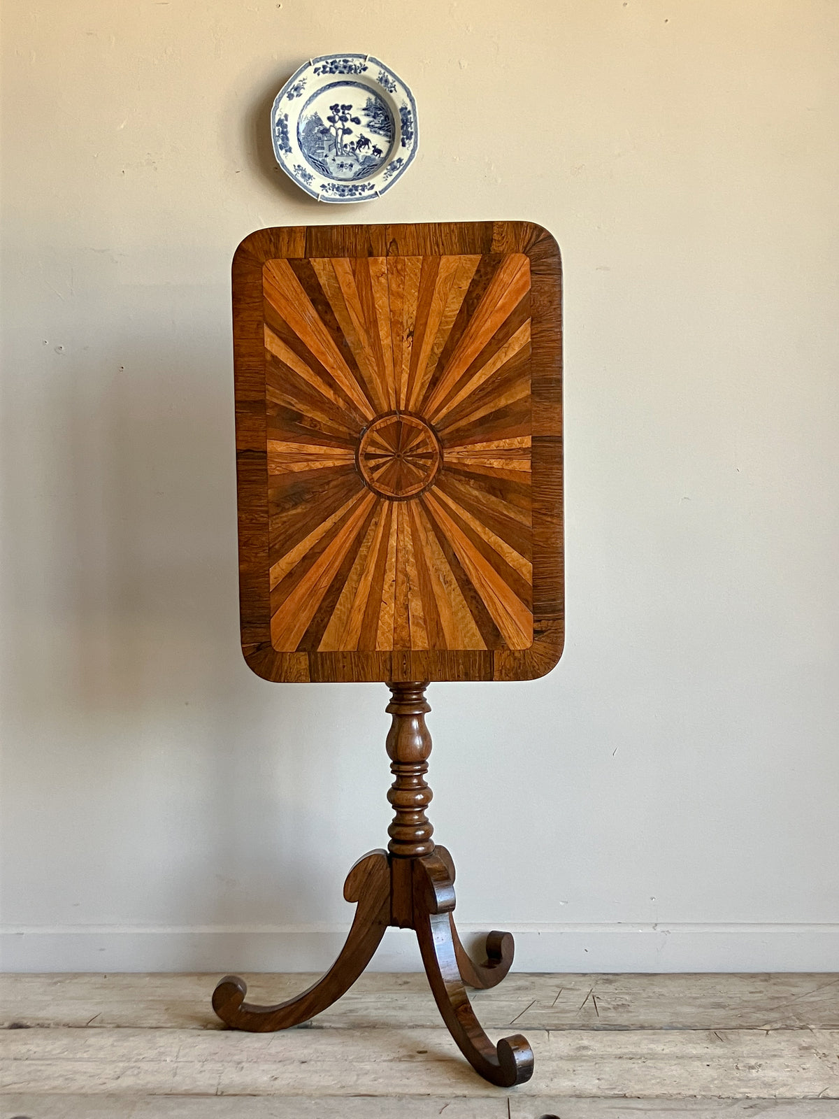 A Late Regency Rosewood and Specimen Wood Table