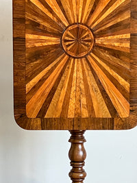 A Late Regency Rosewood and Specimen Wood Table