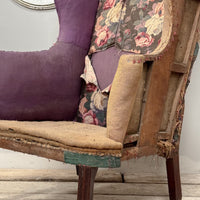 A George III Wingback Armchair