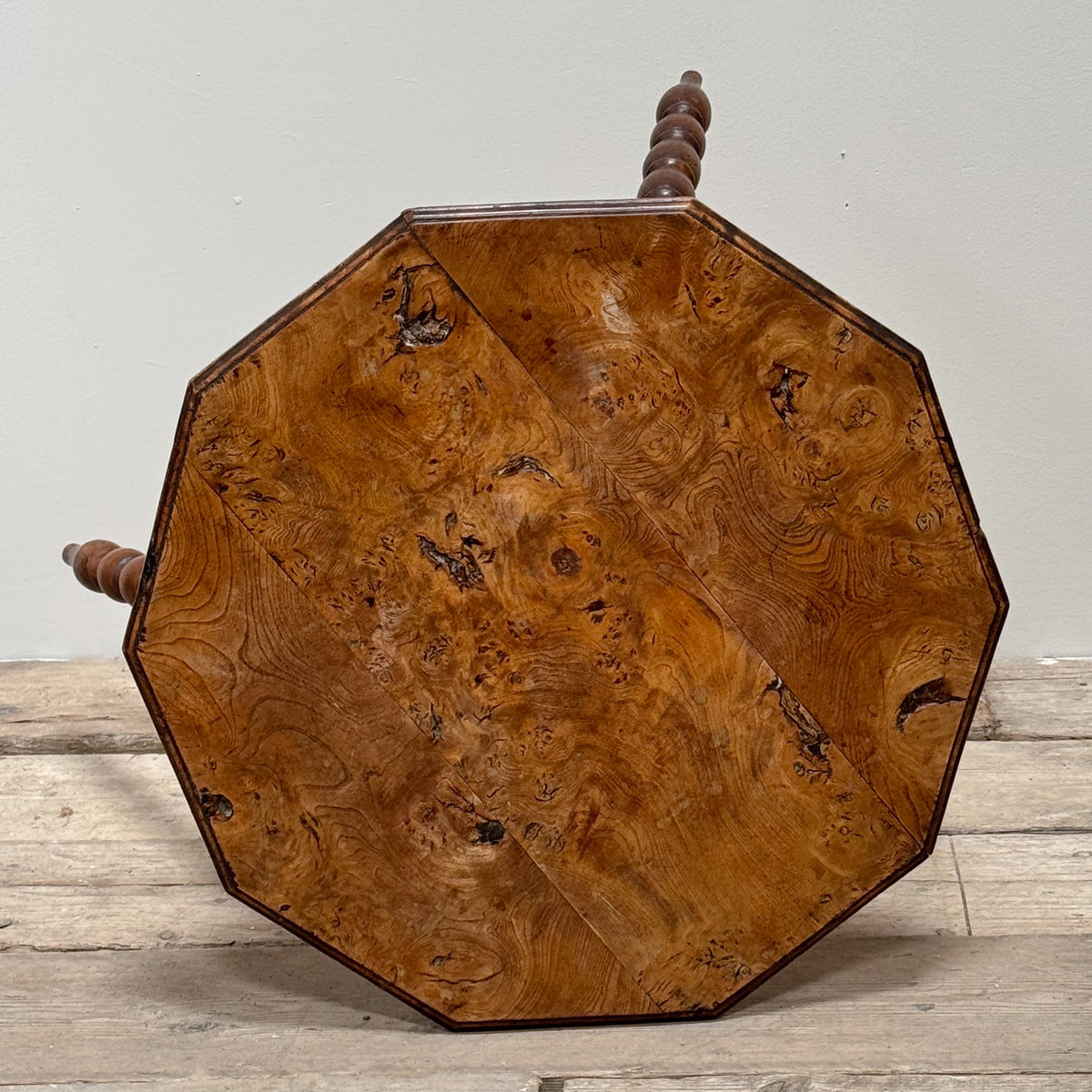 A Mid 19th Century Burr Elm Gypsy Table