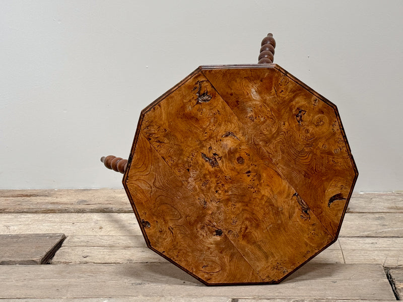 A Mid 19th Century Burr Elm Gypsy Table