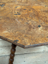 A Mid 19th Century Burr Elm Gypsy Table