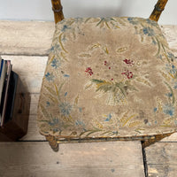 A Regency Faux Bamboo Chair