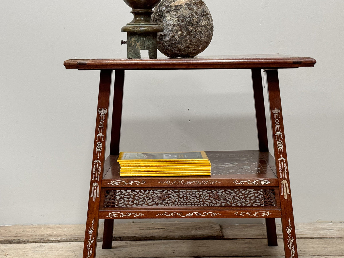 A Late 19th Century Chinese Inlaid Table