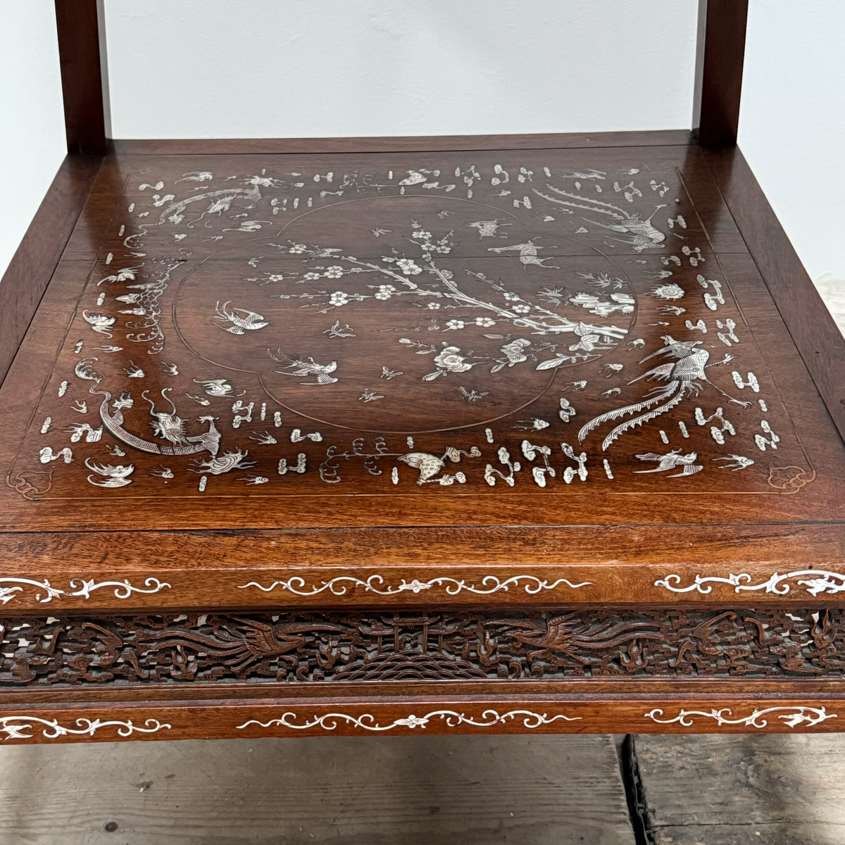 A Late 19th Century Chinese Inlaid Table