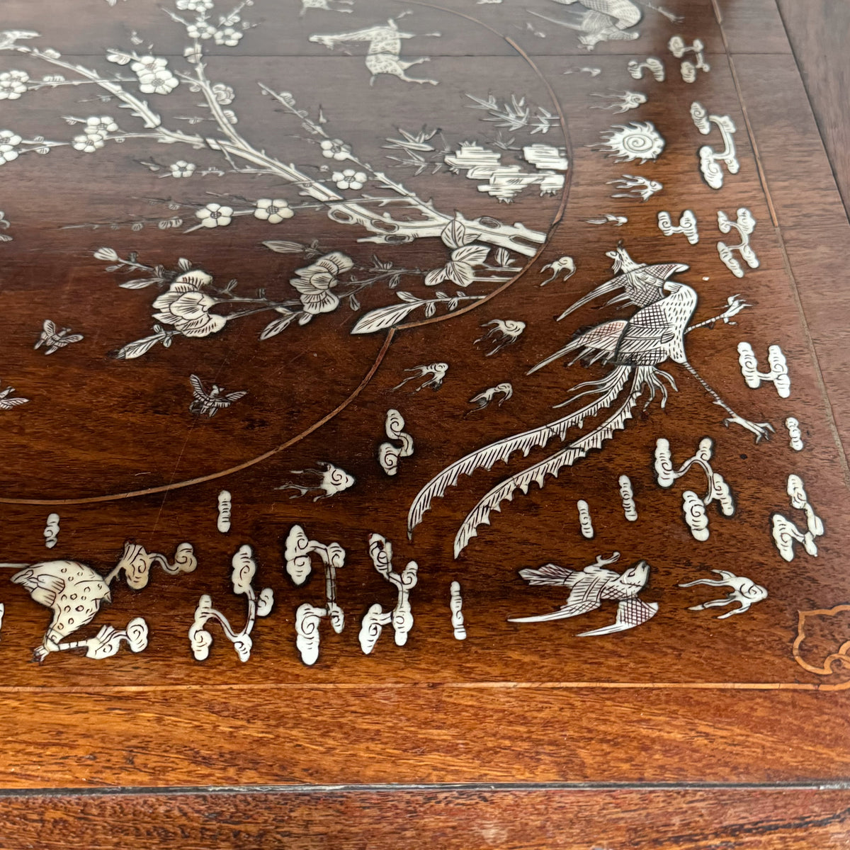 A Late 19th Century Chinese Inlaid Table