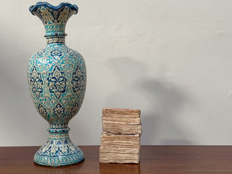 A Large Multan Papier Mâché Vase