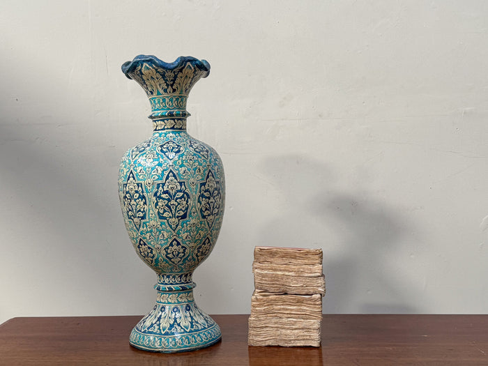 A Large Multan Papier Mâché Vase