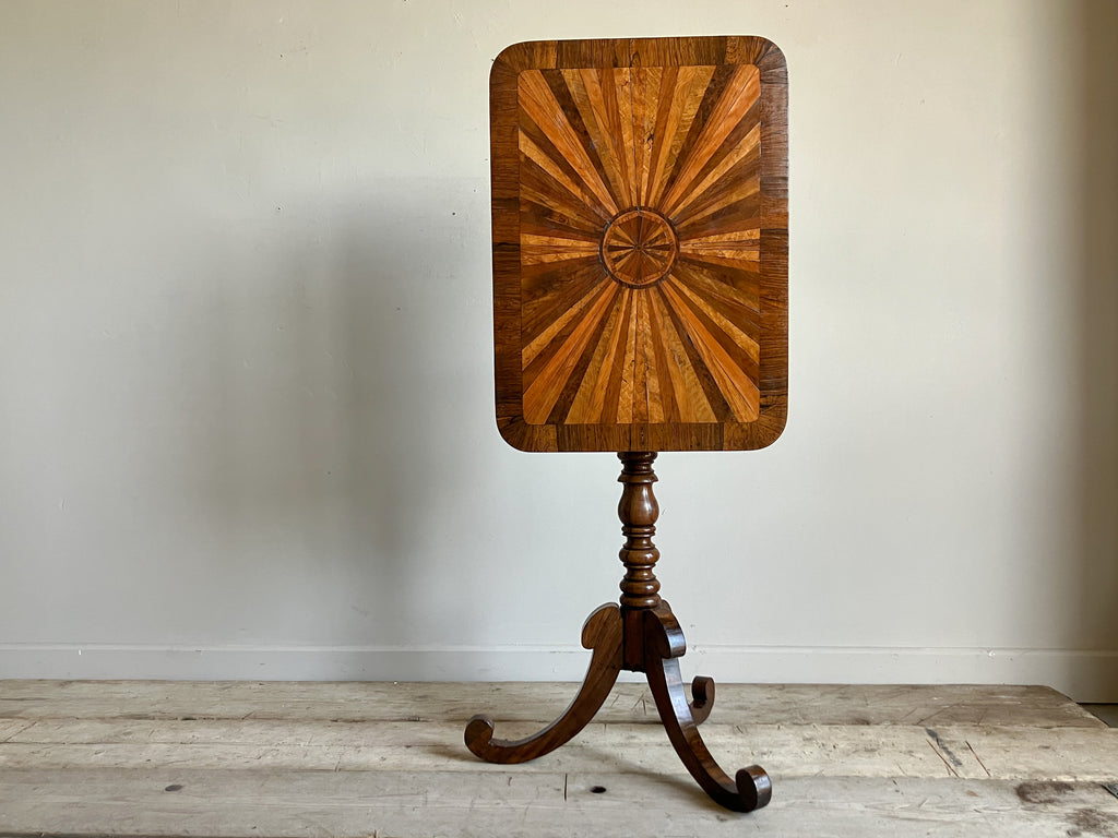 A Late Regency Rosewood and Specimen Wood Table