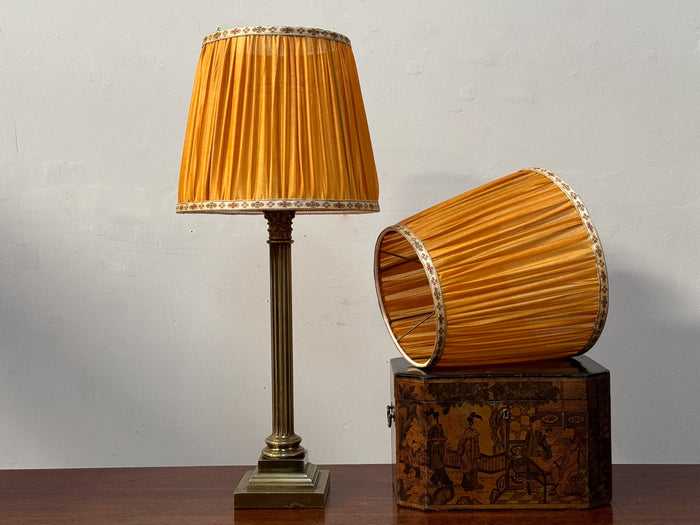 A Pair of Bespoke Lampshades