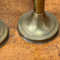 A Pair of 19th Century Brass Lamps