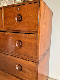 A Small, Mid 19th Century Teak Campaign Chest