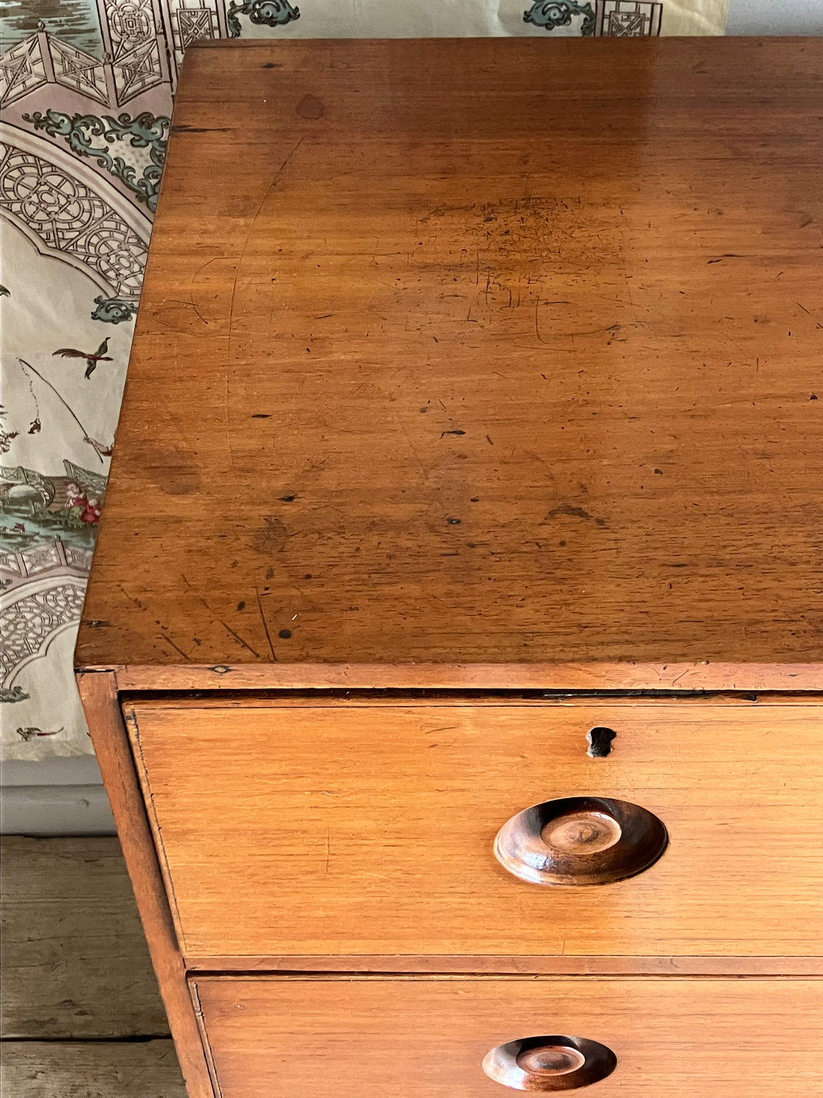 A Small, Mid 19th Century Teak Campaign Chest