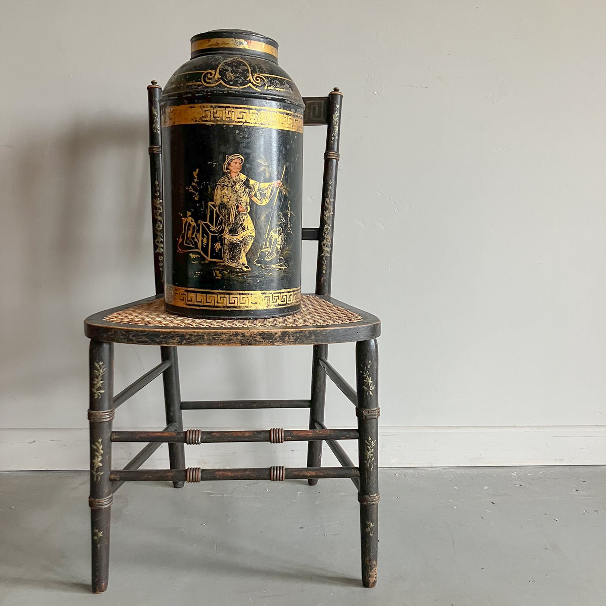 A Large 19th Century Tea Canister