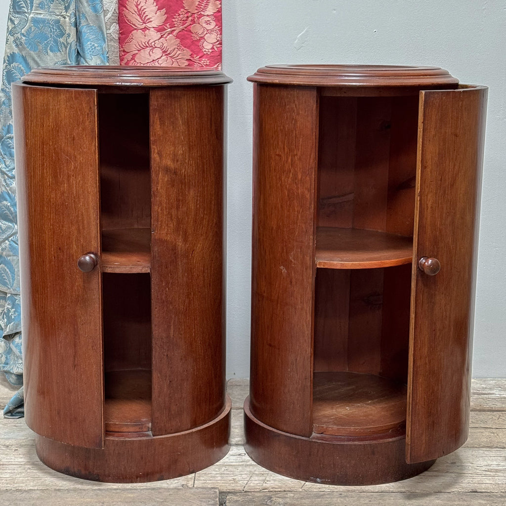 A Pair of Mid 19th Century Mahogany Pot Cupboards