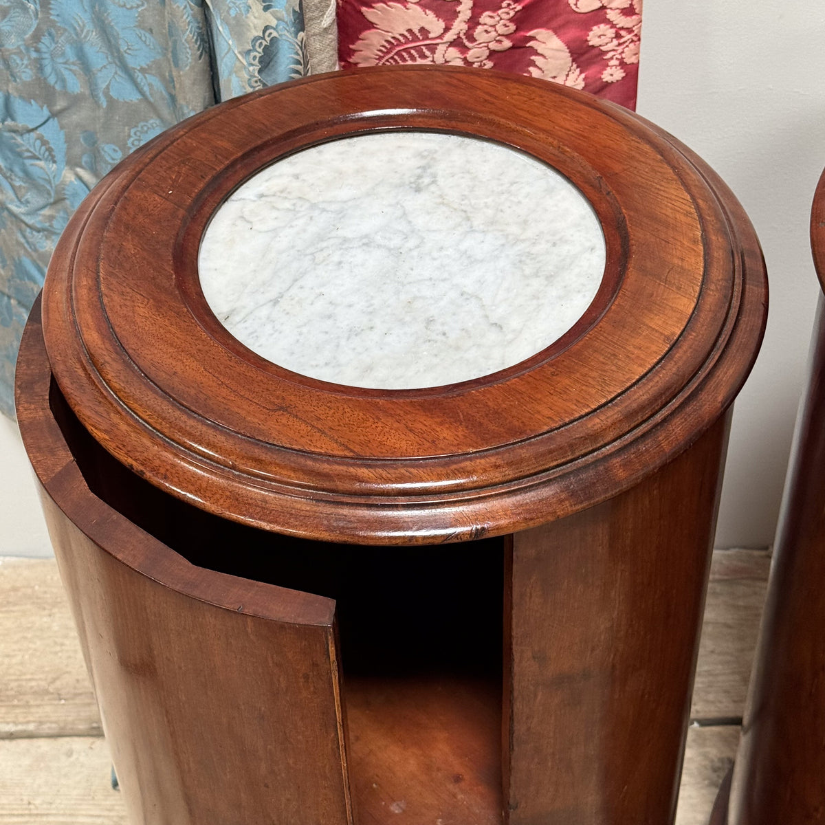 A Pair of Mid 19th Century Mahogany Pot Cupboards