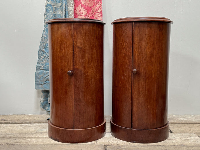 A Pair of Mid 19th Century Mahogany Pot Cupboards