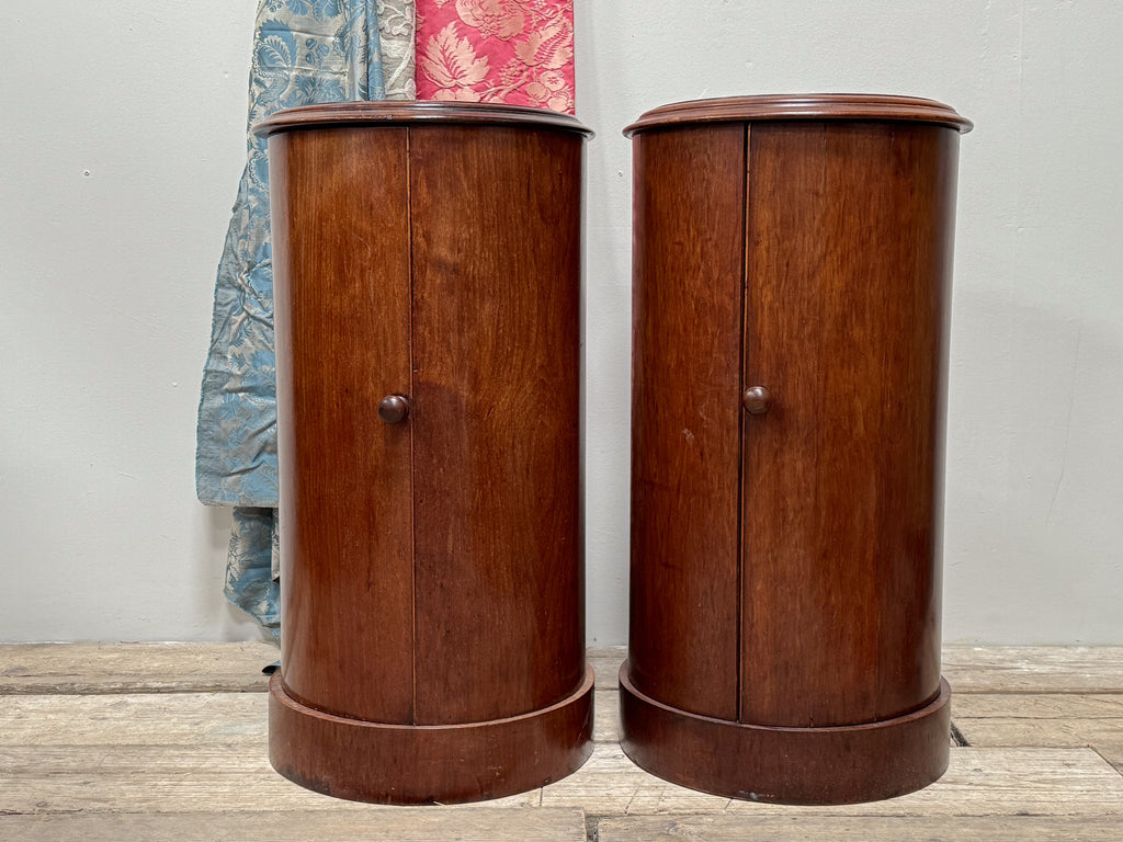 A Pair of Mid 19th Century Mahogany Pot Cupboards